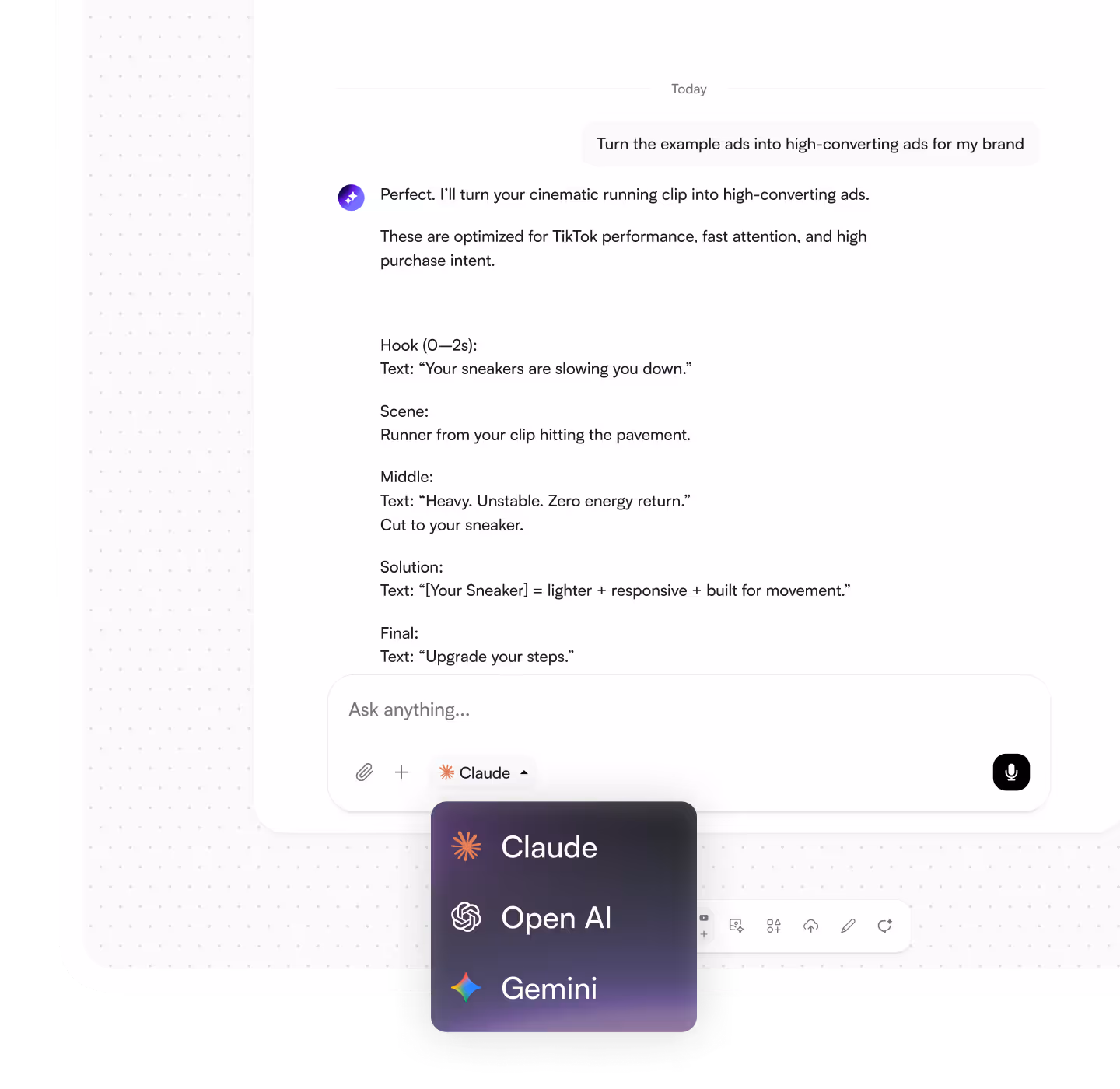 The best AI models in one chat interface